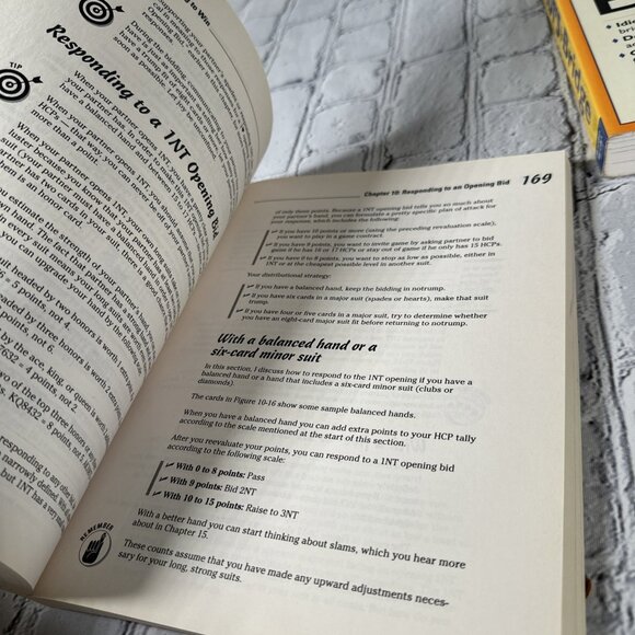 3 BRIDGE Card Game Books Bridge For Dummies Complete Idiot Guide Winning Bridge - Picture 11 of 16
